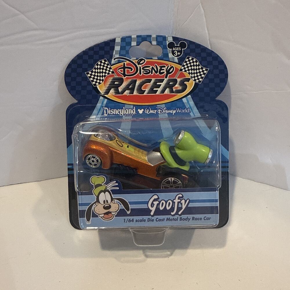 Disney Racers Goofy Metal Body Race Car Brand New